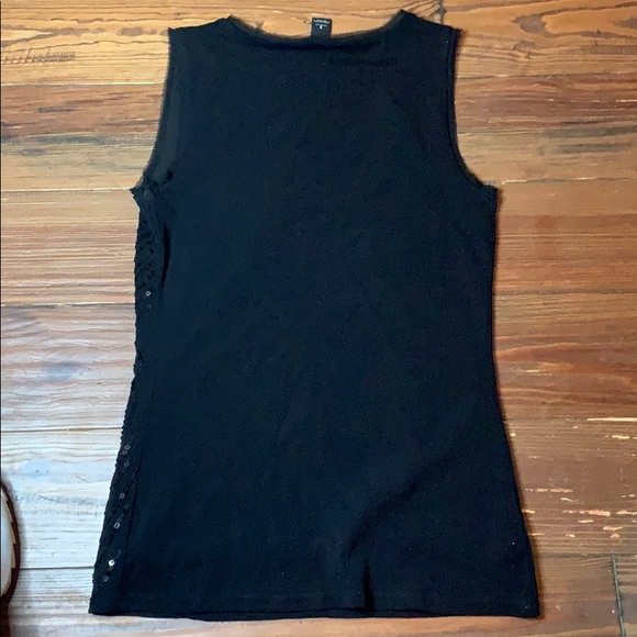 WHBM black sequin blouse size small - Picture 4 of 5